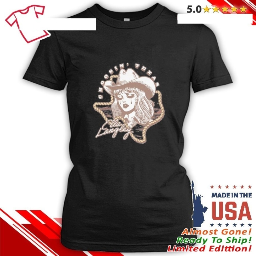Ella Langley Choosin Texas Shirt Black